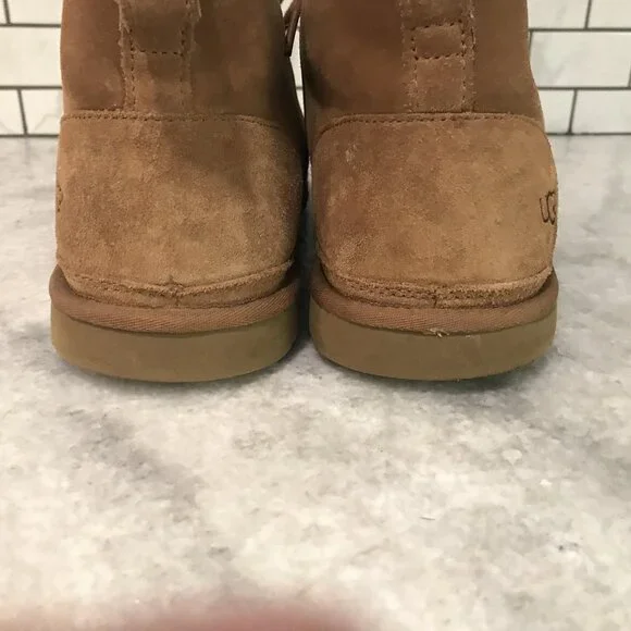 UGG Neumel Chukka Boots Mens Size 14 Chestnut Suede Sheepskin Shoes Waterproof - Picture 9 of 9